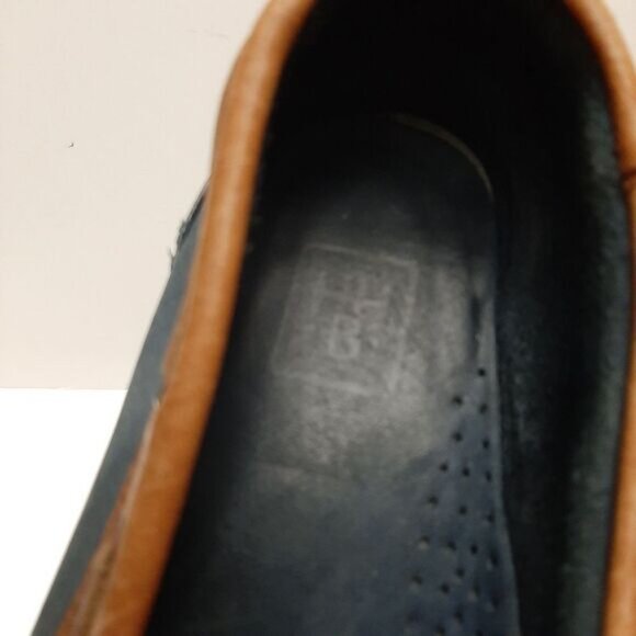 Stylish Blue and Brown Women's Loafers - Picture 7 of 16